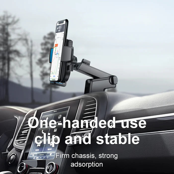 Joyroom Holder Car Dashboard Phone, 360 degree rotation angle, Strong chassis super strong adsorption - JR-OK3 - Black