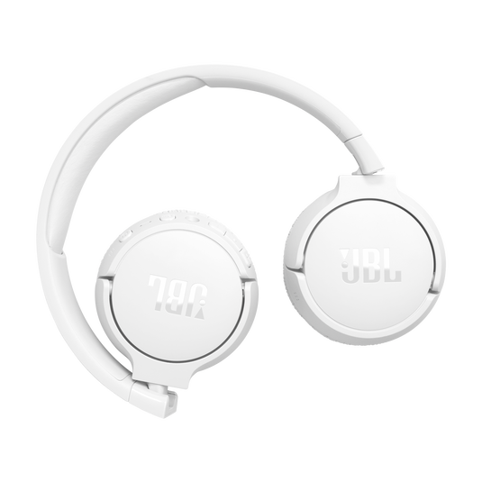 JBL Tune 670NC Wireless On-Ear Headphones With True Adaptive Noise Cancelling - White