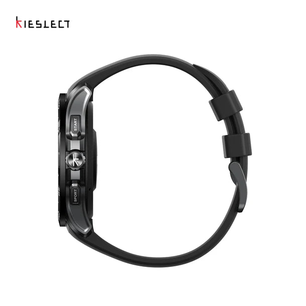 Kieslect Smart watch Smart Calling Actor Negro, Clear & Stable Bluetooth Phone Call, AMOLED,  5ATM Waterproof - Black