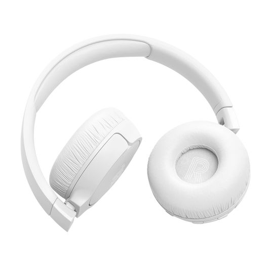 JBL Tune 670NC Wireless On-Ear Headphones With True Adaptive Noise Cancelling - White