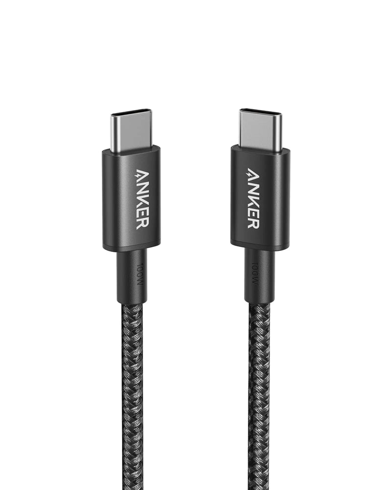 Anker 333 Type-C to Type-C Cable 100W Braided Ultra - A8756H11 - Black