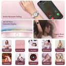 Kieslect Lora, Lady Calling Watch, Stable BT 5.2 Calling, 3D Fullview Colorful Display, Double Straps - Pink - MoreShopping - Smart Watches - Kieslect