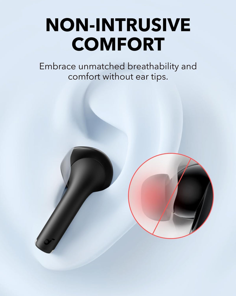 Anker Soundcore K20i Bluetooth Earphone, AI-Enhanced Clear Call Quality - A3994H11 - Black