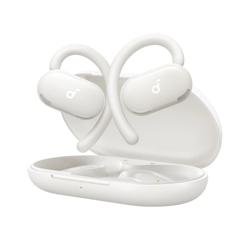 Soundcore V20i Open-Ear Earbuds, Ultra-Comfort with Open-Ear Headphones - White