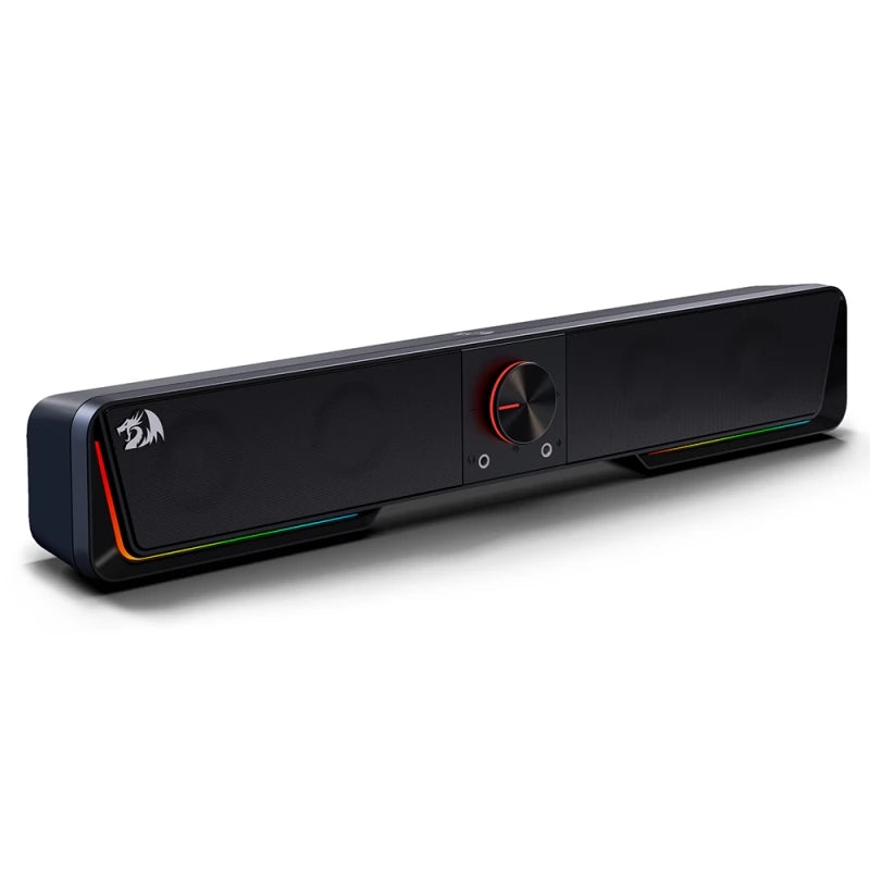 REDRAGON GS570 DARKNETS RGB Wireless Gaming Sound Bar Bluetooth & 3.5mm Cable - Black