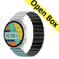 Kieslect Kr Pro Ltd Smart Calling Watch, 1.43" HD Colorful AMOLED Display, Bluetooth Calling, Water Resistance ( Double Strap ) - Silver