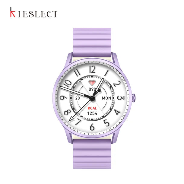 Kieslect Lora, Lady Calling Watch, Stable BT 5.2 Calling, Double Straps (Magnetic Strap) - Purple