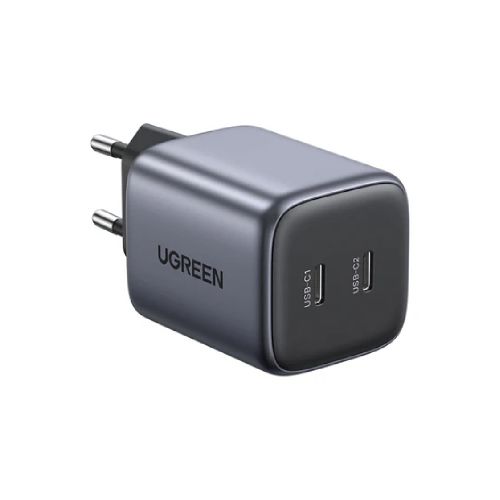 Ugreen Nexode Dual USB-C PD Gan Fast Charger 45w, CD294 - Black