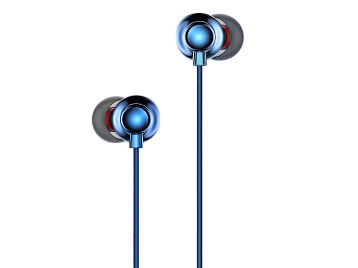 سماعة ريتشي ستيريو عالية الجودة سلكية بمنفذ USB-C - REP-L36 - أزرق 