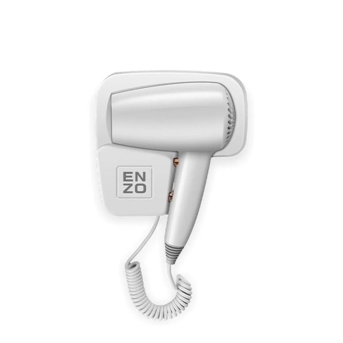 ENZO Hair Dryer Professional 1600W, Compact, Lightweight, and Powerful - Hot & Cold Settings, Automatic Shut-off - EN- 6005