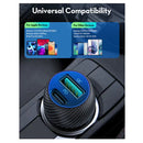 راف باور ارRP-VC030 بايونير شاحن سيارة  49 وات ثنائي المنفذ - أسود