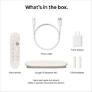 Google TV Streamer 4K - Fast Streaming Entertainment on Your TV with Voice Search Remote, Watch Movies, Shows, Live TV, and Netflix in 4K HDR - White