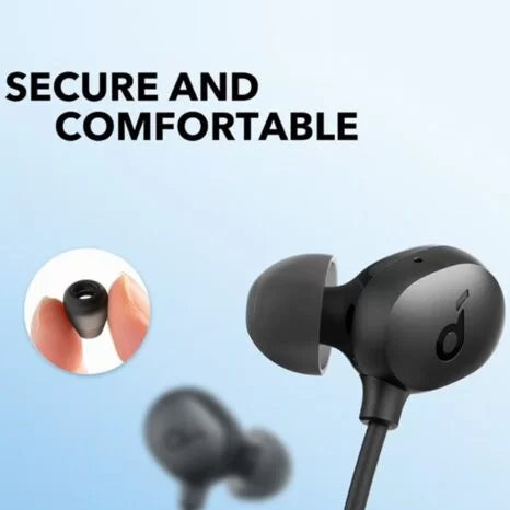 Anker Soundcore Life U2i Wireless Neckband Earphones, IPX5 Water Resistant, Bluetooth 5.0, Fast Charging - A3213H12 - Black