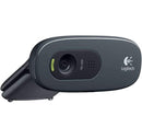 Logitech C270 Widescreen HD Webcam Noise Reducing Microphone - Black