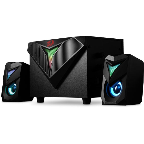 REDRAGON GS700 TOCCATA RGB 2.1 Gaming Speaker – USB Powered+3.5mm Cable - Black