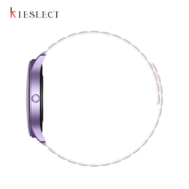 Kieslect Lora, Lady Calling Watch, Stable BT 5.2 Calling, Double Straps (Magnetic Strap) - Purple