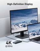 أنكر 552 موزع USB-C 9 في 1 4K HDMI، A8373H11 - أسود 