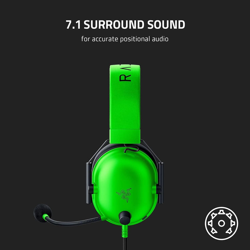 Razer BlackShark V2 X Gaming Headset Green Edition