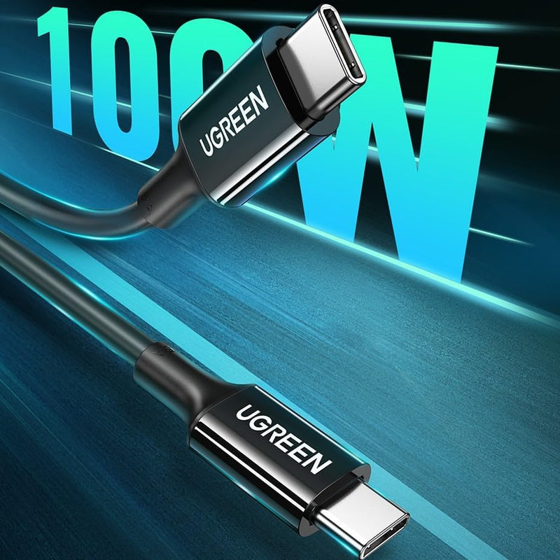 Ugreen USB-C to USB-C PD Fast Charging Cable 2m - 100W - Black