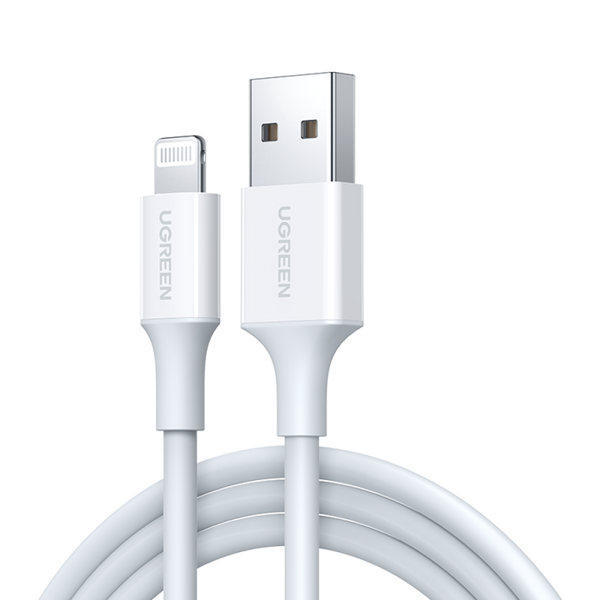 UGREEN 20730 USB-A to Lightning 2.4A Charging Cable 2m - White