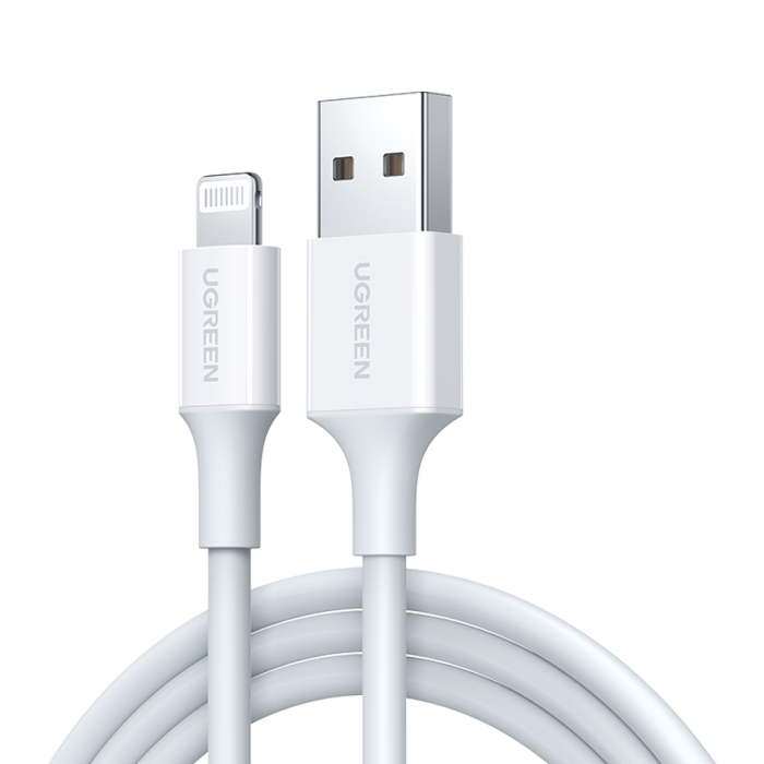 UGREEN 20730 USB-A to Lightning 2.4A Charging Cable 2m - White