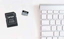 بطاقة Lexar microSDXC UHS-I Professional Silver U3 V30 بسعة 256 جيجابايت (160 ميجابايت/ثانية) - LMS1066256G-BN ANG 