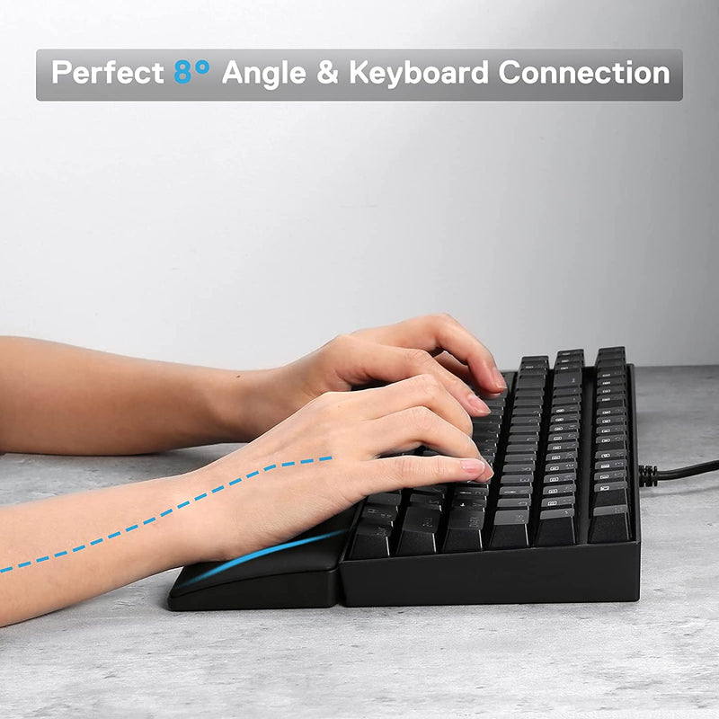 REDRAGON P036 Meteor M Keyboard Memory Foam Wrist Rest Pad (TKL) - Black