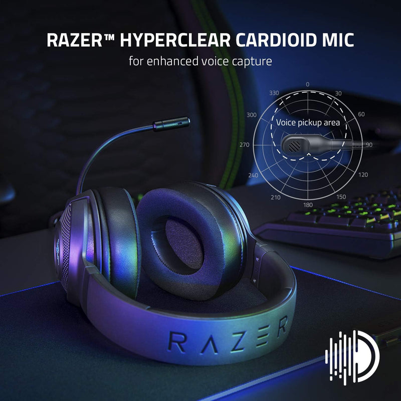 Razer Kraken V3 X RGB Gaming Headset - Black