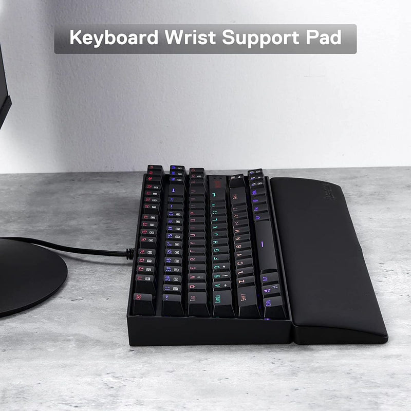 REDRAGON P036 Meteor M Keyboard Memory Foam Wrist Rest Pad (TKL) - Black