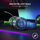 Razer Kraken V3 X Gaming Headset, 7.1 Surround Sound, 40mm Drivers, RGB Lighting, PC - Black
