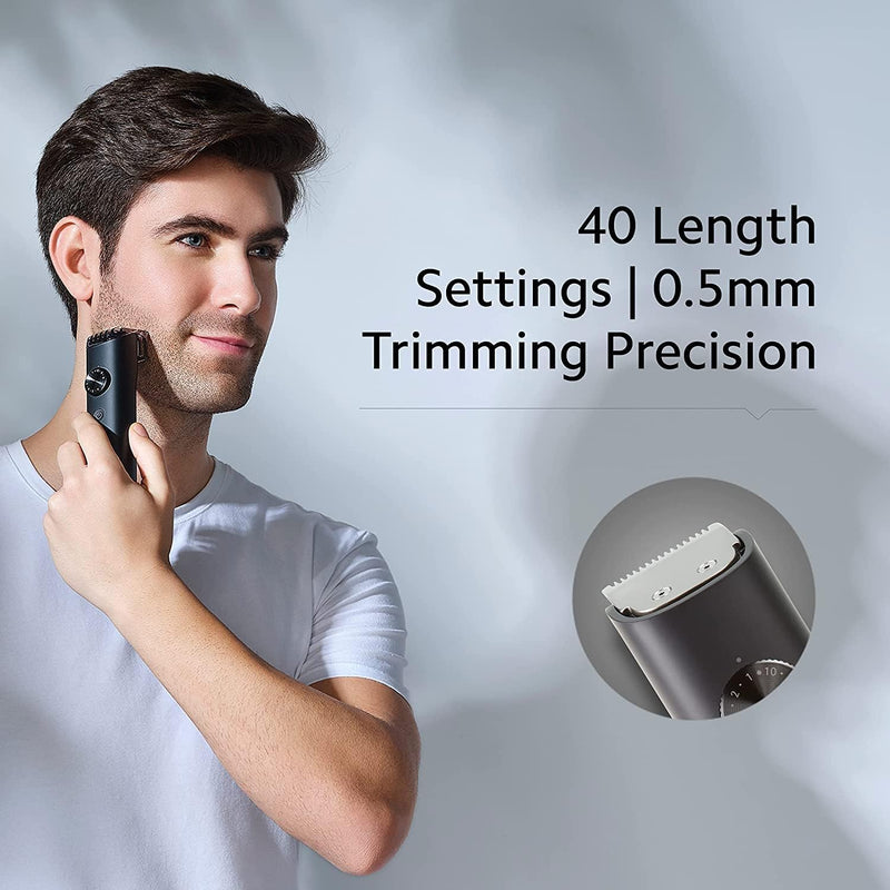 Xiaomi Grooming Kit Pro, Beard Trimmer for Men, IPX7 Waterproof Electric Razor Shavers, Hair Trimmer for Nose Ear Mustache Face Body - Black