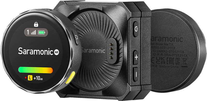 Saramonic BlinkMe B2 2.4GHz Wireless Smart Microphone with Touchscreen - Black