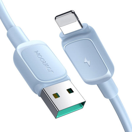 Joyroom USB to Lightning 1.2m Charge and Sync Cable, Compatible with all lightning devices - S-AL012A14 - Blue