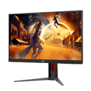 AOC 24G4H شاشة ألعاب سريعة بتقنية IPS، مقاس 23.8 بوصة، دقة FHD، معدل تحديث 200 هرتز، زمن استجابة 0.3 مللي ثانية، منفذ DisplayPort ومنفذ HDMI - أسود/أحم
