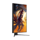 AOC 24G4H شاشة ألعاب سريعة بتقنية IPS، مقاس 23.8 بوصة، دقة FHD، معدل تحديث 200 هرتز، زمن استجابة 0.3 مللي ثانية، منفذ DisplayPort ومنفذ HDMI - أسود/أحم