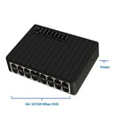 مفتاح سطح المكتب AirLive مزود بـ 16 منفذًا بسرعة 10/100 ميجابت في الثانية - Live-E16 - أسود 