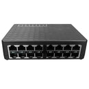 مفتاح سطح المكتب AirLive مزود بـ 16 منفذًا بسرعة 10/100 ميجابت في الثانية - Live-E16 - أسود 