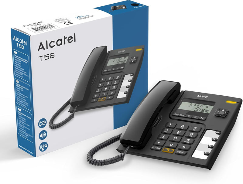 AlCatel T56 Telephone - White/Black