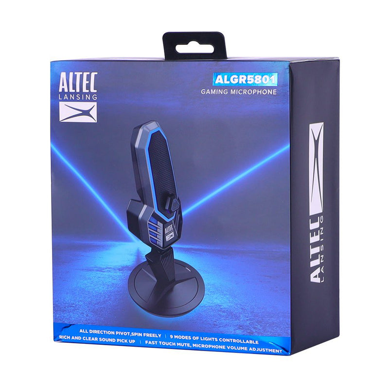 Altec Lansing USB Wired Gaming Microphone for Stream - ALGR5801 - Black