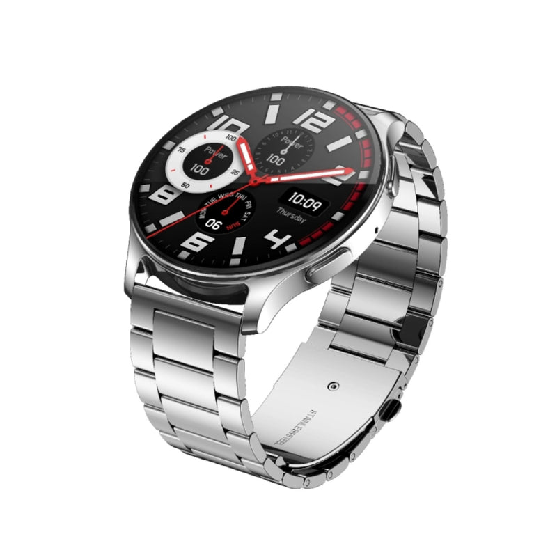 Amazfit Pop 3R Smart Watch With 1.43" 3.6 Cm AMOLED Display, BT Calling and AI Voice Assistance (Limited Classic Edition) Metallic Silver