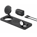 Anker MagGo Wireless Charging Station (3-in-1 Pad) With Charger and USB-C Cable For Apple Devices