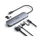 Anker Nano USB-C Hub (7-in-1, 4K HDMI) - Gray