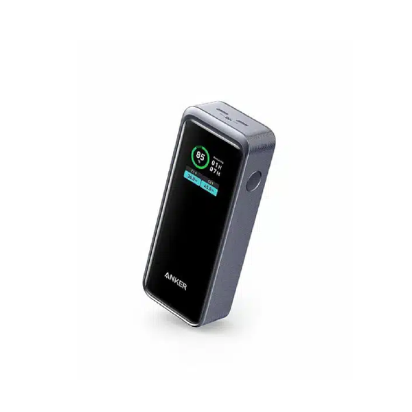 Anker Prime 12,000mAh Power Bank (130W, 2-Port, Smart Display) - Gray
