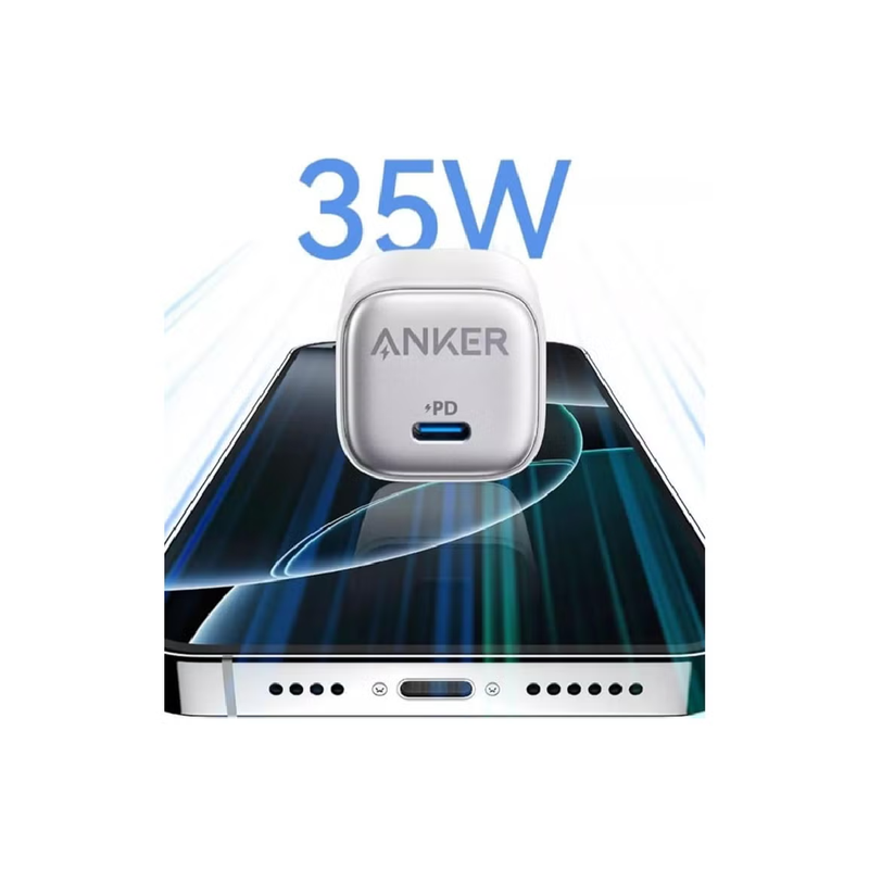 Anker Zolo 35W PD PPS GAN For iPhone/Samsung/Pixel - White