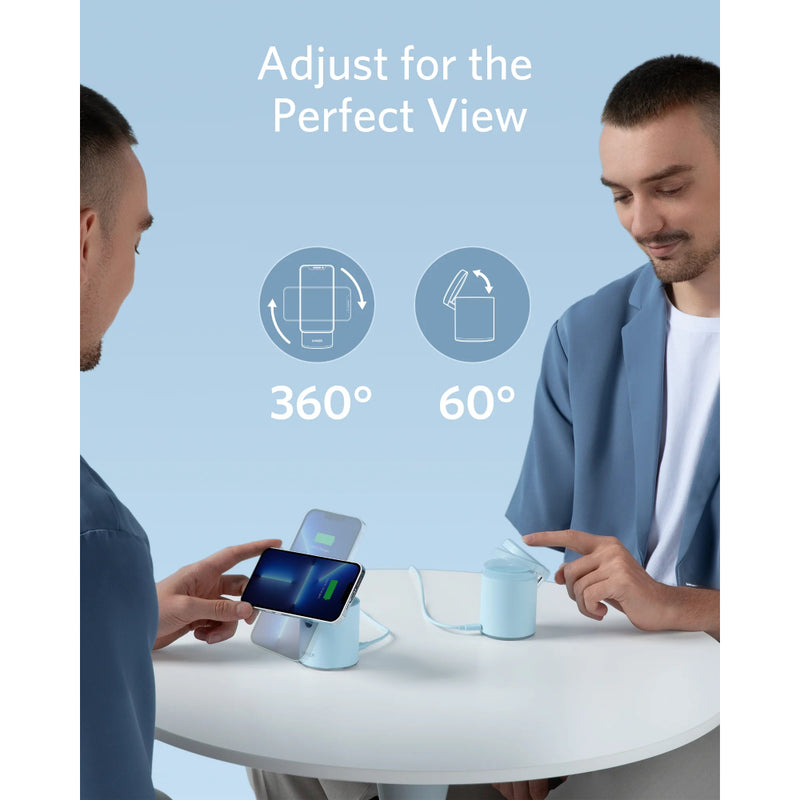 Anker 623 Magnetic Wireless Charger + Anker Soundcore K20i Bluetooth Earphone Free Gift 🎁