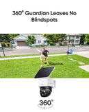 أنكر يوفي سيكيوريتي S340 سولو كام كاميرا مراقبة خارجية بدون لوحة شمسية - المرحلة 1 - كاميرا PTZ ثنائية العدسة بدقة 3K - T81703W1 - أبيض