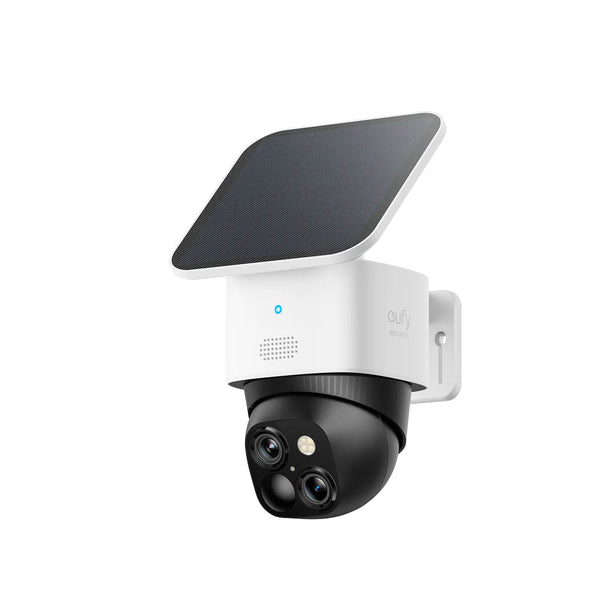 Anker Eufy Security S340 Solocam W/Less Outdoor Solar Panel - Lteration 1 - 3K Dual Lens PTZ Cam - T81703W1 - White