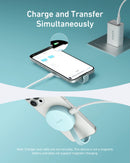 محول أنكر ماجو يو إس بي-سي 3 في 1، 10 جيجابت في الثانية، لأجهزة آيفون محمول وسهل الاتصال - A83D1HA1 - أسود