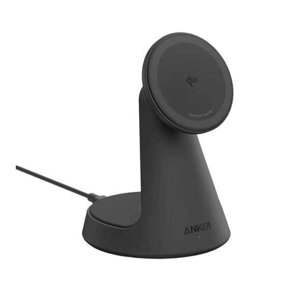 Anker MagGo Ultra Fast 2 in 1 Charging Dock High-Speed Wireless Charging 15W - Black