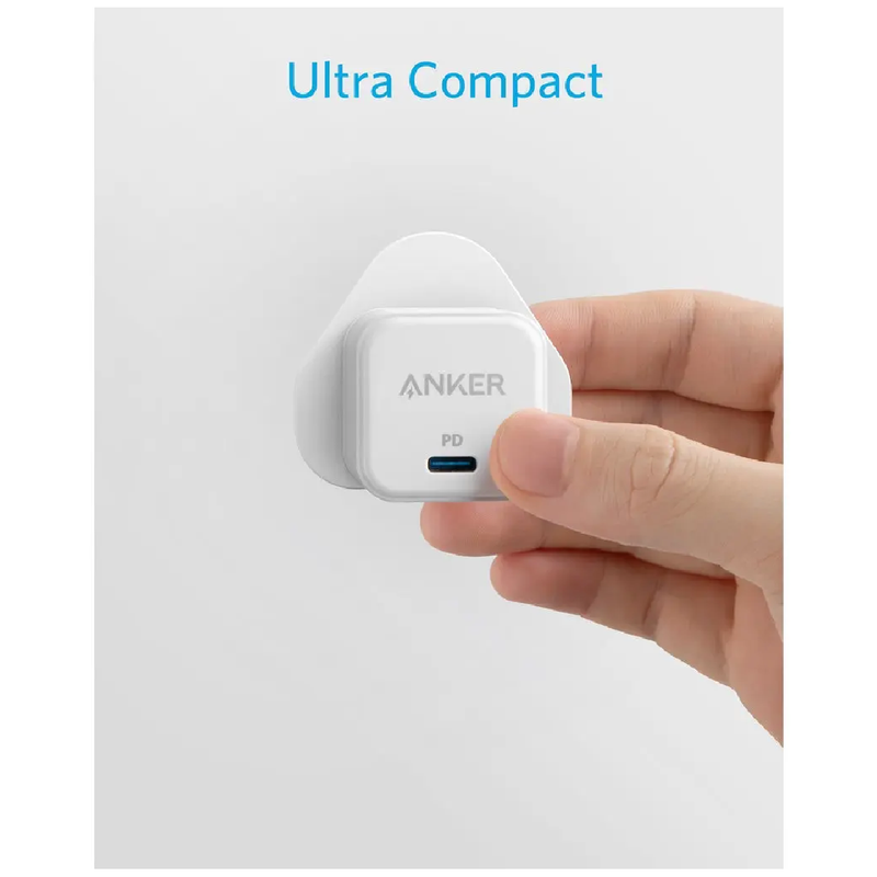 Anker Power Port III 20W Cube Charger - White